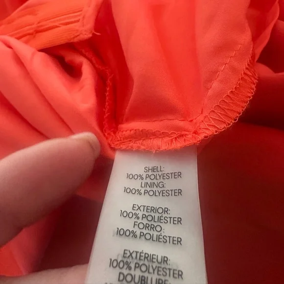 🆕NWT RACHEL Rachel Roy Women's Harland Short Halter Sheath Dress in orange M - Picture 6 of 6